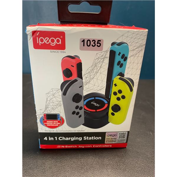 Lot of 1 4-in-1 Charging Station for Nintendo JoyCon Controllers