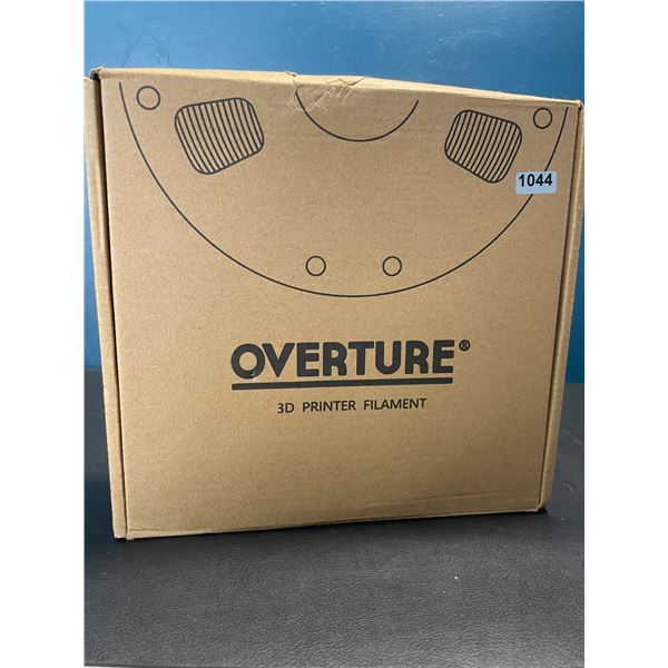 Lot of 1 Roll of Overture PETG 3D Printing Filament - Transparent