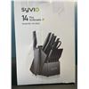 Image 4 : Lot of 1 Syvio 14PC Kitchen Knife Set