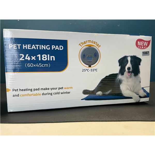 Lot of 1 Pet Heating Pad - 24in x 18in - For Medium/Large Pets