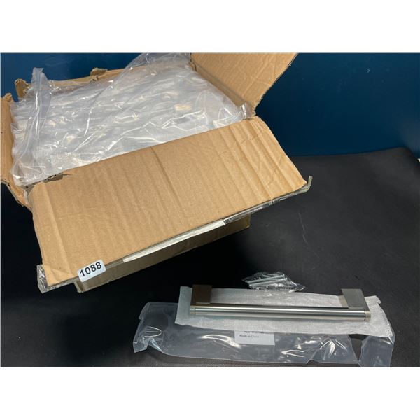 Lot of 1 Box of Silver Cabinet Door Pulls/Dresser Drawer Pulls - (approx. 8in) - 50 PCS