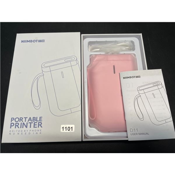 Lot of 1 Niimbot D11 Portable Printer/Bluetooth Label Maker - Brand New!