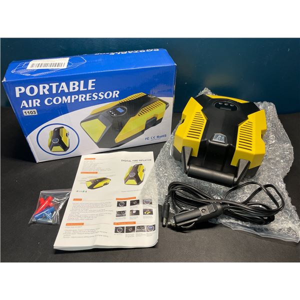 Lot of 1 Portable Air Compressor/Tire Inflator - Brand New!