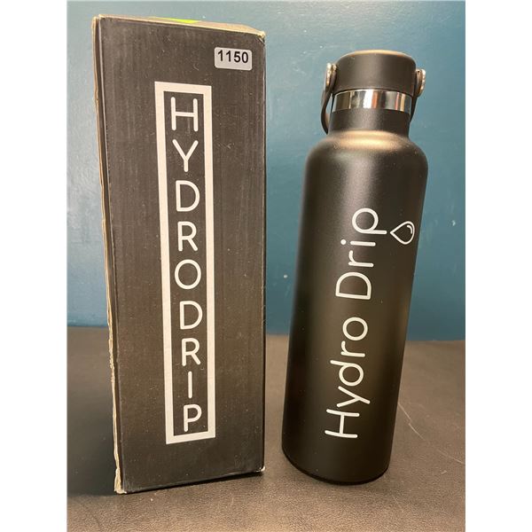 Lot of 1 Hydro Drip All-Purpose Stainless Steel Insulated Water Bottle - 24oz - Black