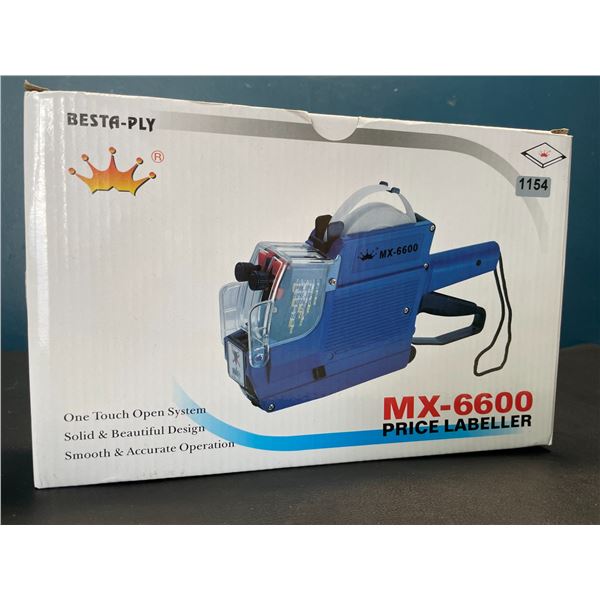 Lot of 1 MX-6600 Price Labeller Gun - Brand New!