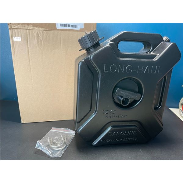 Lot of 1 Gasoline Jerry Can - 5L/1.3 Gallon - Black