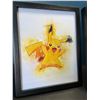 Image 3 : Lot of 2 Pokemon Framed Art Pieces - Pikachu & Gengar (8.5 x 11in approx)