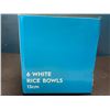 Image 3 : Lot of 1 Box of Argon Tableware Rice Bowls - Pack of 6 Bowls