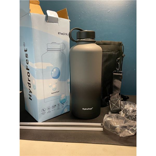 Lot of 1 HydroFest 87oz (2.5L) Double-Wall Insulated Water Bottle