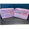 Image 2 : Lot of 2 Boxes of VogueNow 4-Flavor Under Eye Masks & Lip Masks - 28 Per Box!