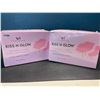 Image 2 : Lot of 2 Boxes of VogueNow 4-Flavor Under Eye Masks & Lip Masks - 28 Per Box!