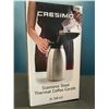 Image 1 : Lot of 1 Cresimo Stainless Steel Thermal Coffee Carafe - 2L (68oz) - Brand New!