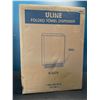 Image 1 : Lot of 1 ULINE Folded Towel Dispenser - Brushed Steel - Model: H-2275