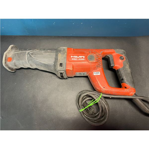 Lot of 1 Hilti Reciprocating Saw - Used - Powers On