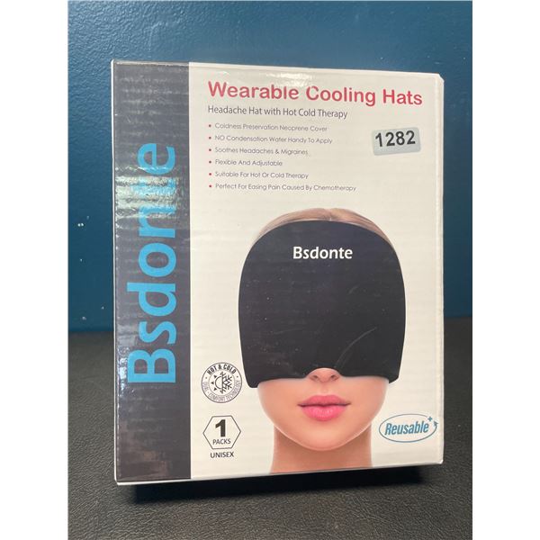 Lot of 1 Wearable Cooling Hat - Headache Relief Hat with Hot & Cold Therapy - Brand New!
