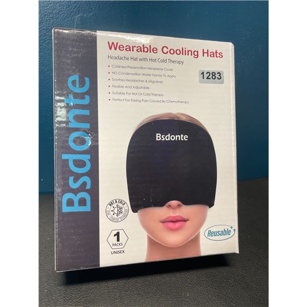 Lot of 1 Wearable Cooling Hat - Headache Relief Hat with Hot & Cold Therapy - Brand New!