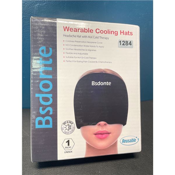 Lot of 1 Wearable Cooling Hat - Headache Relief Hat with Hot & Cold Therapy - Brand New!