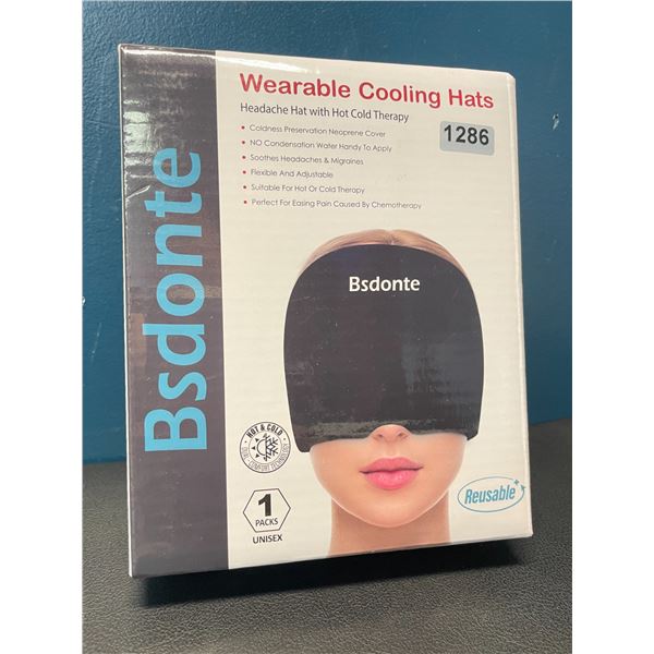 Lot of 1 Wearable Cooling Hat - Headache Relief Hat with Hot & Cold Therapy - Brand New!