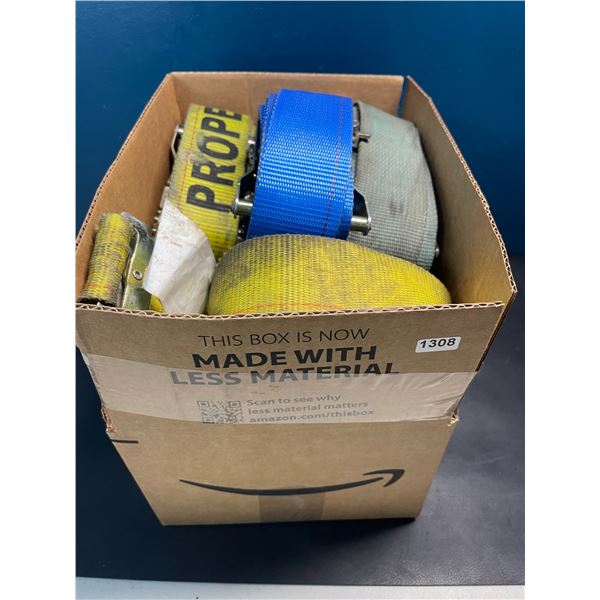 Lot of 10 Ratchet Straps - Used