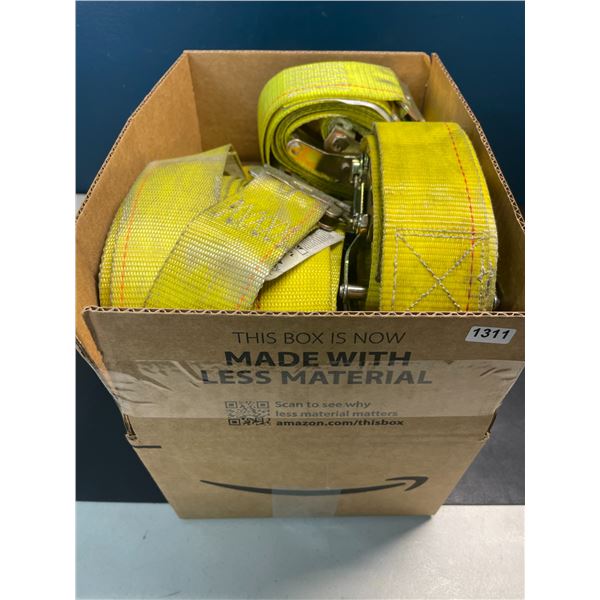 Lot of 10 Ratchet Straps - Used