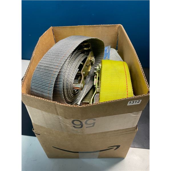 Lot of 10 Ratchet Straps - Used