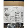 Image 2 : Lot of 1 Utility Storage Cart/Rolling Cart - 4-Tier - Brand New!