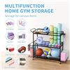 Image 3 : Lot of 1 Multifunction Home Gym Yoga Mat/Workout Gear Storage Rack - Brand New Sealed!