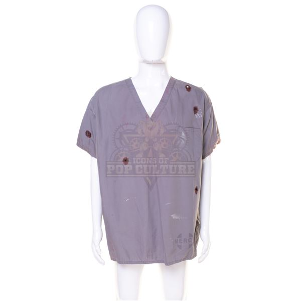 Hancock - Hancock's (Will Smith) Distressed Scrub Top - 33-12