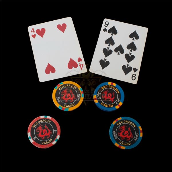 Rush Hour 2 - "Red Dragon" Playing Cards & Casino Chips - 33-37