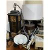 Image 3 : Shelf lot of misc. lamps & lamp shades