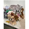 Image 2 : Table lot of misc. stuffed animals, diapers, kids toys