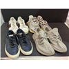 Image 1 : Shelf Lot - 4 pairs of shoes - Gucci (7.5) / Yeezy Zebra (7) / Common Projects / Yeezy (Grey 7.5)