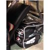 Image 8 : Large group of assorted ice hockey gear including - sporting goods goalies kid bag w/helmet, pads, s