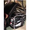 Image 8 : Large group of assorted ice hockey gear including - sporting goods goalies kid bag w/helmet, pads, s