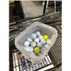 Image 2 : Misc golf lot including bucket of golf balls & misc golf clubs