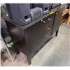 Image 2 : Wooden display cabinet - 2 door / 3 drawer - 48"W x 18"D x 34.5"H
