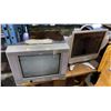 Image 1 : 14" Toshiba TV w/ remote / 14" Sharp Aquos TV
