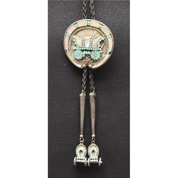 ZUNI INDIAN BOLO ( VIRGIL & LENA DISHTA)