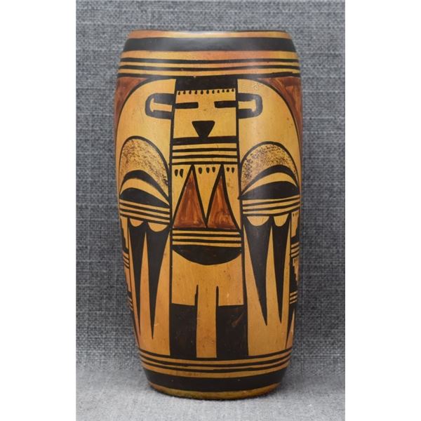 HOPI INDIAN POTTERY CYLINDER