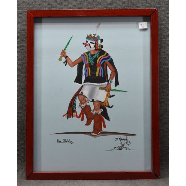 HOPI INDIAN PAINTING ( DANIEL NAMOKI)