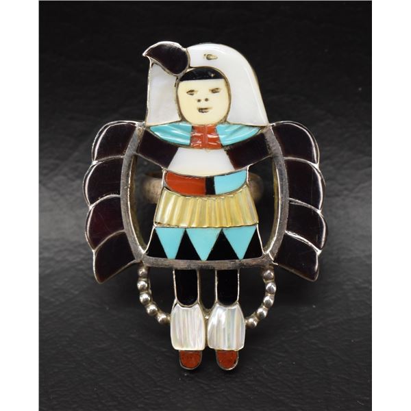 ZUNI INDIAN RING (MADELINE BEYUKA)