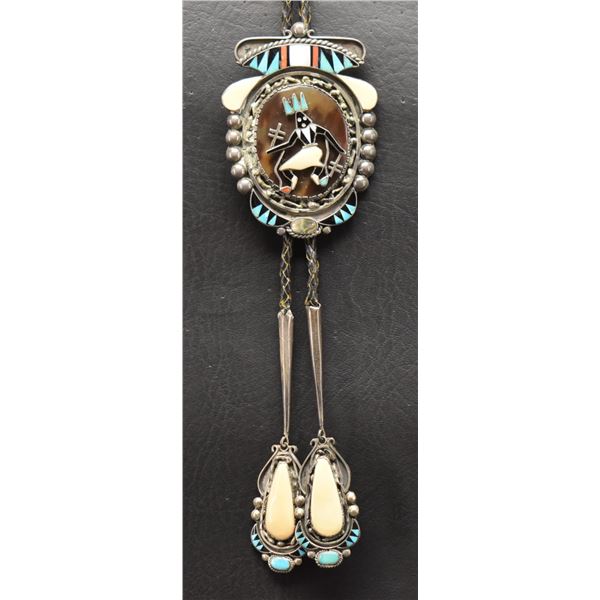 ZUNI INDIAN BOLO (HENRY YAWAKIA)
