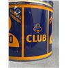 Image 2 : Near Mint Condition 1930s Club Chewing Tobacco Can Aprox 4.5" Tall