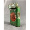 Image 2 : Rare Size! 1910s Lucky Strike Roll Cut Tobacco Pocket Tin, Hinged Lid, Approx 3" Tall