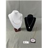 Image 1 : Interesting Lot of 3 Nice Necklaces
