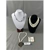 Image 1 : Lot of 4 Nice Necklaces. 1 Still in Package