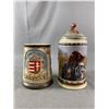 Image 2 : Lot of 2 Steins, Budweiser + Tokens and Chinese Hat