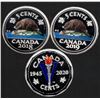Image 1 : 2018-2019-2020 Canada 5¢ Colorized, Fine Silver, Tax Exempt