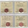 Image 1 : 1¢ MS-66 ICCS  4pcs lot
