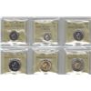 Image 1 : 2023 Queen E 4 Pearls set all MS65 PCCS (Professional Coin Certification System)